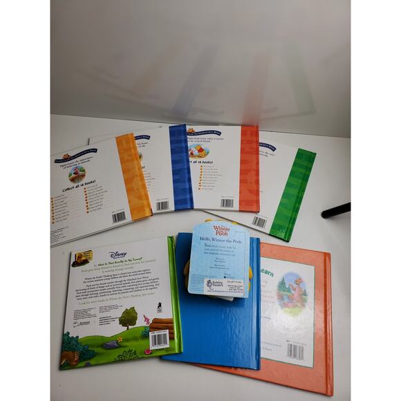 Disney's Winnie the Pooh Mixed Lot of 8 Children's Story Books w/ Plushie - Picture 2 of 5